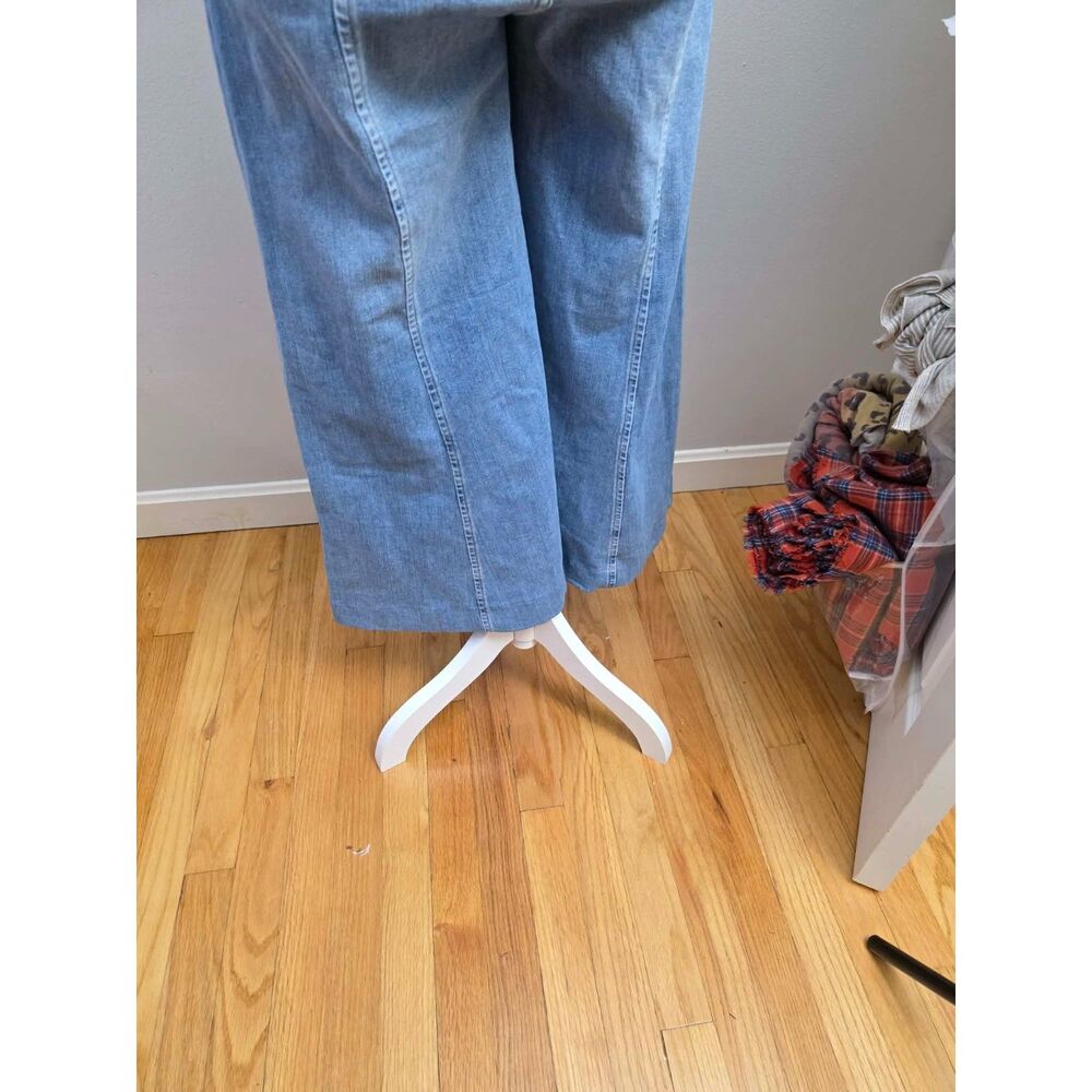 Pilcro Anthropologie Denim Culottes Size 26 Wide Leg Cropped Jeans NWOT - Picture 3 of 8